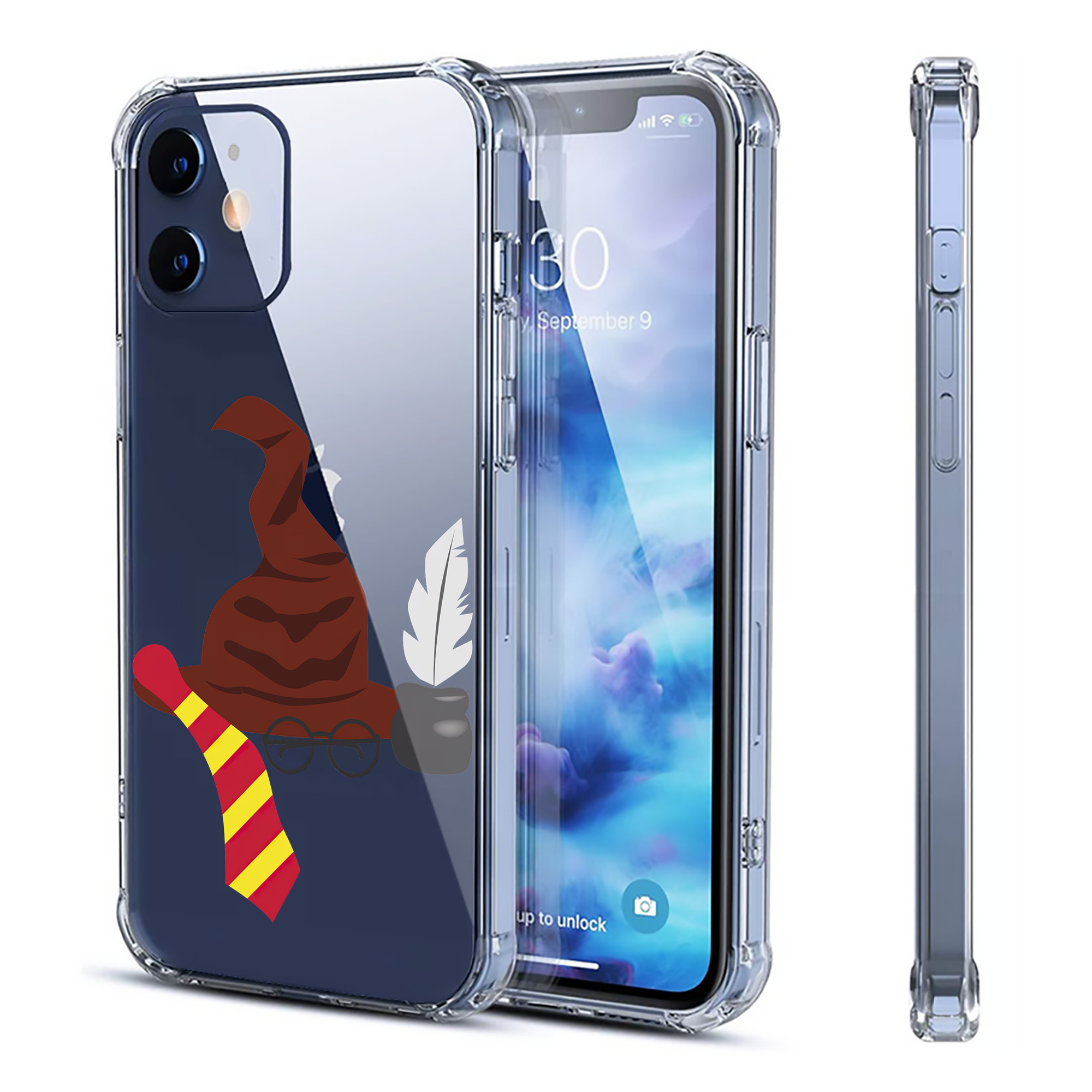 （画像用） Harry Potter ハリー・ポッターシリーズ 【iPhone 12シリーズ対応】透明スマホケース（クリアソフトケース）